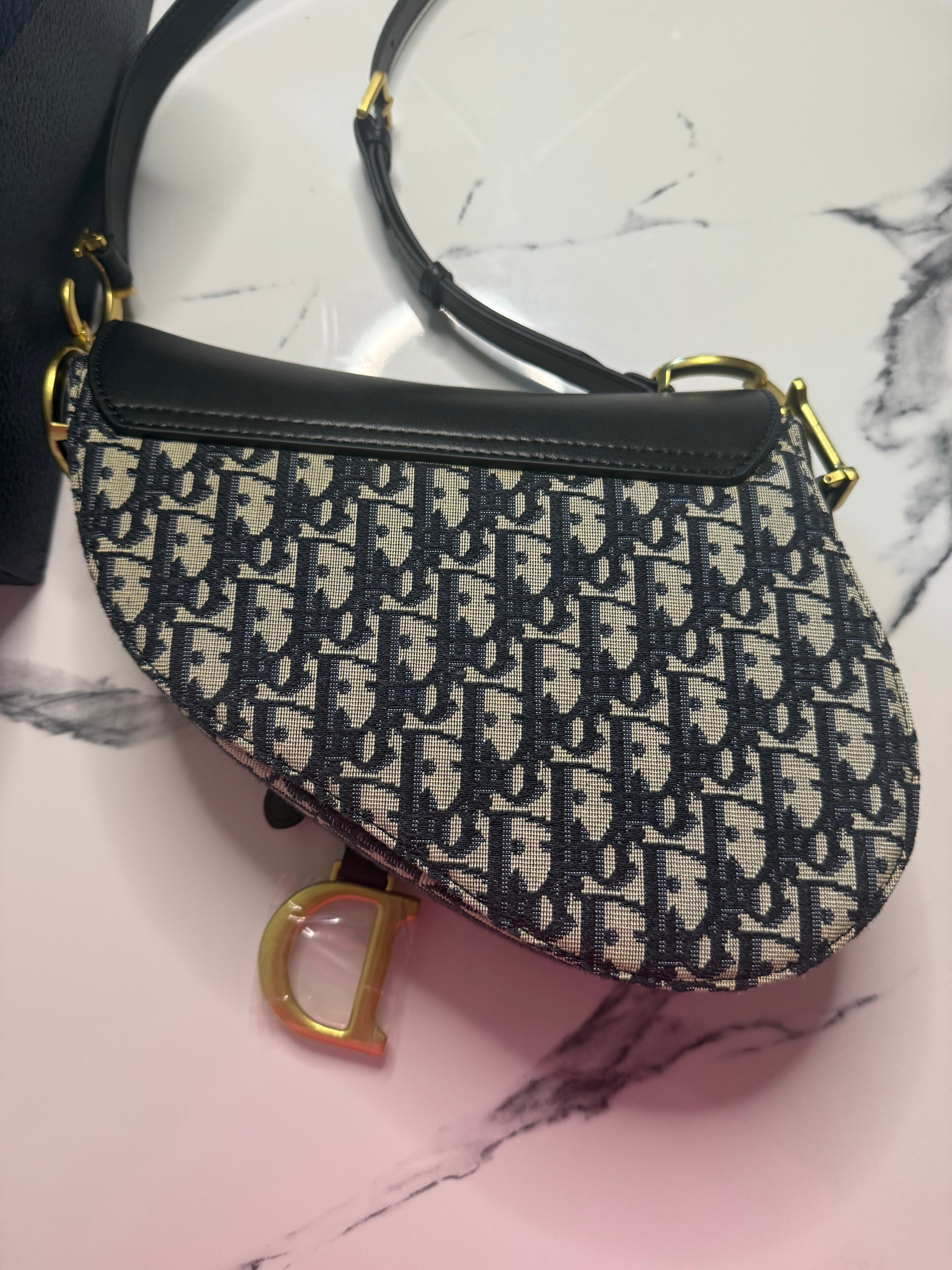 2 Tone Saddle Bag
