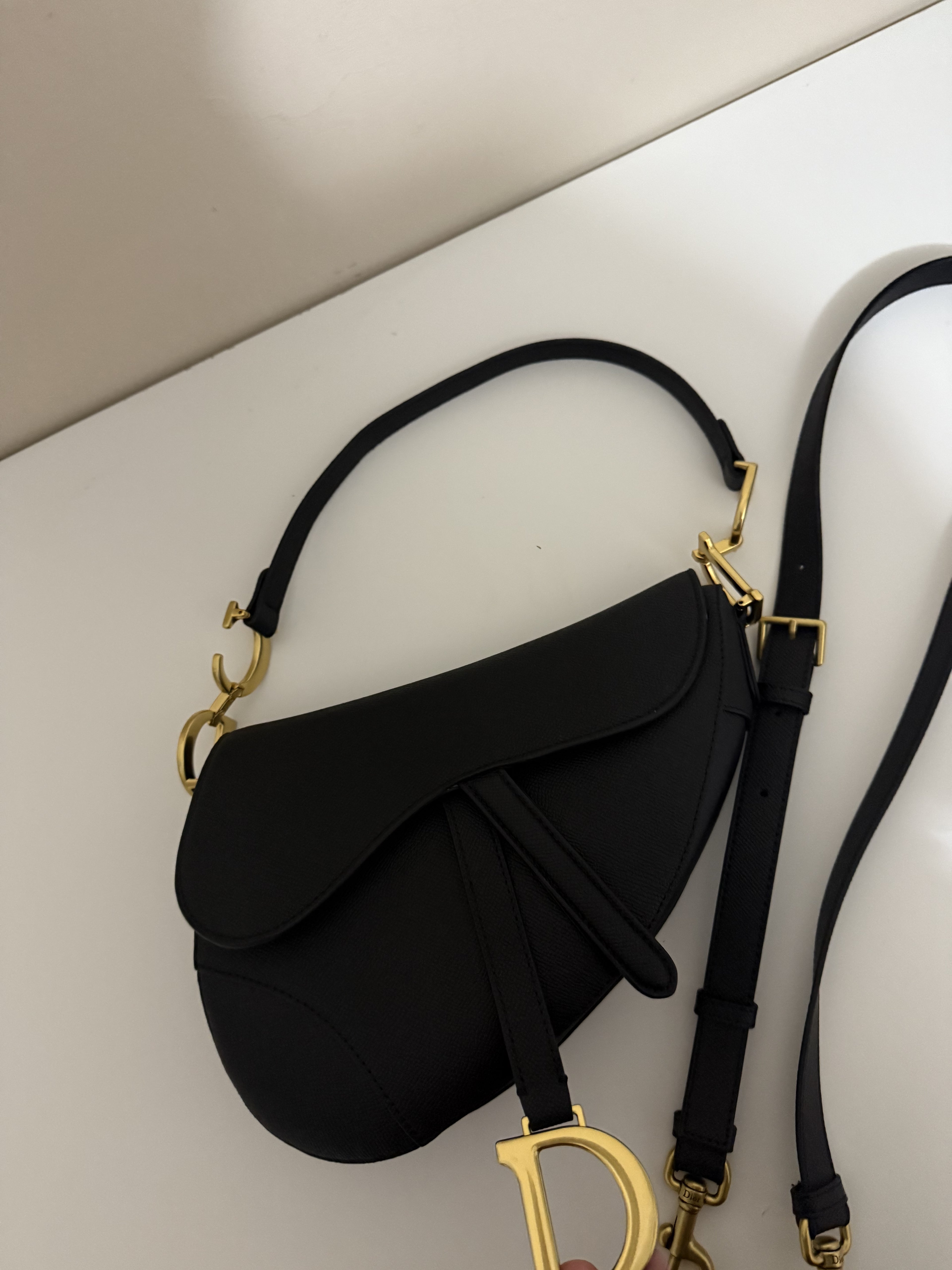 Black Saddle Bag