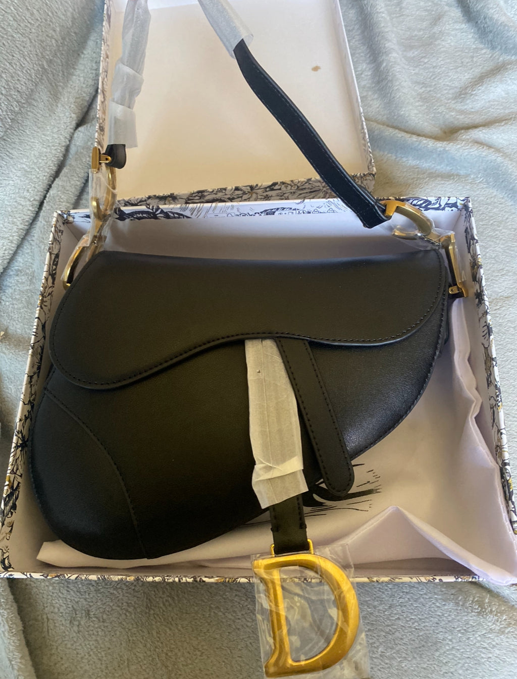 Black Saddle Bag