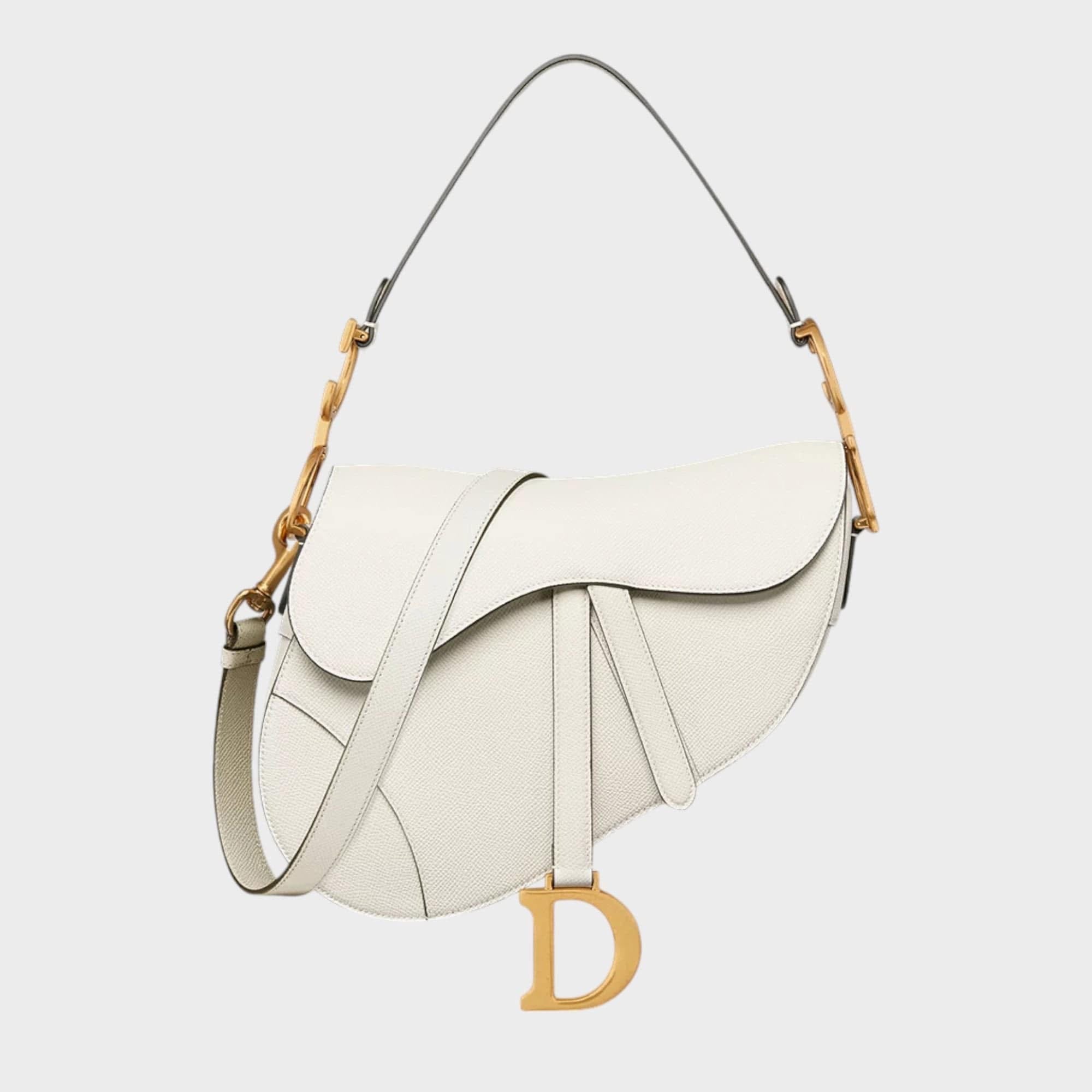 White Saddle Bag